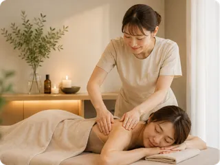 施術の様子
